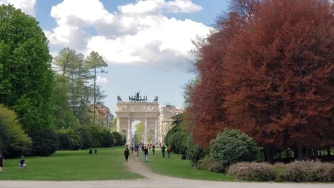 Arco della Pace Stock Footage 122240595