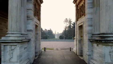 Arco Della Pace, Milano. Arch Of Peace, Milan. Stock Footage 240407424