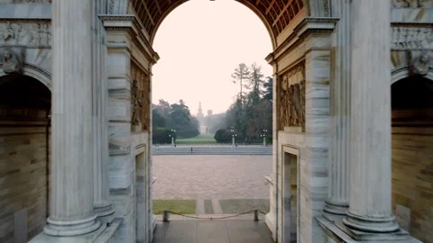Arco Della Pace, Milano. Arch Of Peace, Milan. 動画素材 240407462