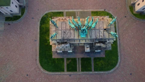 Arco Della Pace, Milano. Arch Of Peace, Milan. Stock Footage 240408603