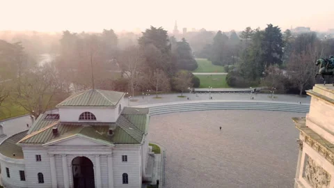 Arco Della Pace, Milano. Arch Of Peace, Milan. Stock Footage 240408675