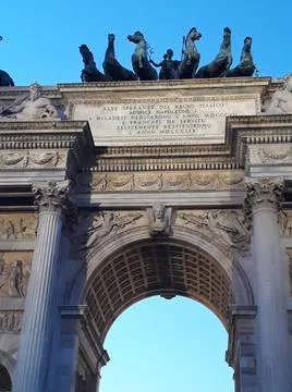 Arco della Pace Stock Photos