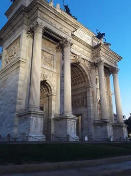 Arco della Pace Stock Photos