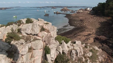 Arcouest-Brehat Stock Footage 35044099