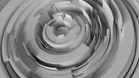 Arcs randomly rotated with different height Stock Illustration