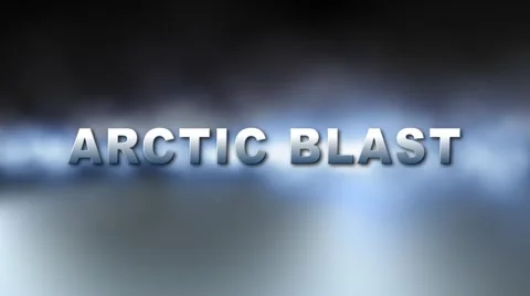 ARCTIC BLAST ALERT w Alpha Stock Footage 943405
