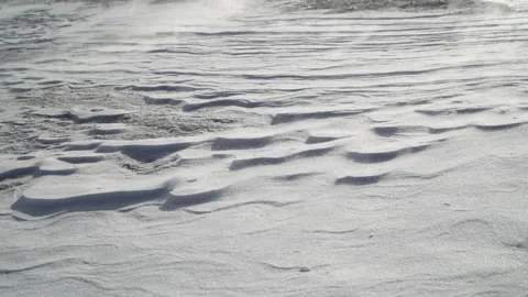 Arctic Blizzard, Snow Drift sith high Wind 스톡 동영상 141898441