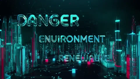 Arctic Change with digital technology hitech concept Stock-Footage 162849350