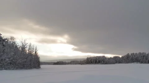 Arctic Clouds time lapse Stock Footage 142957707