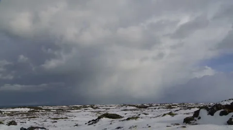 Arctic cloudscape Video stock 1106495