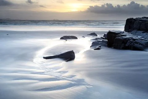 Arctic coast Stock Photos