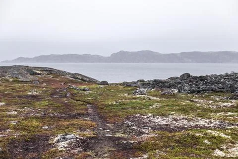 Arctic coast Stock Photos