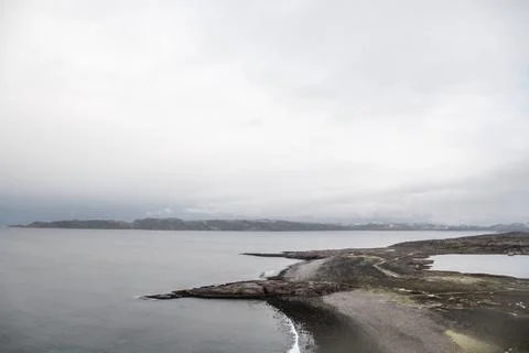 Arctic coast Stock Photos