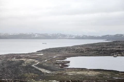 Arctic coast Stock Photos