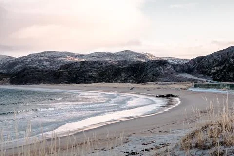 Arctic coast Stock Photos