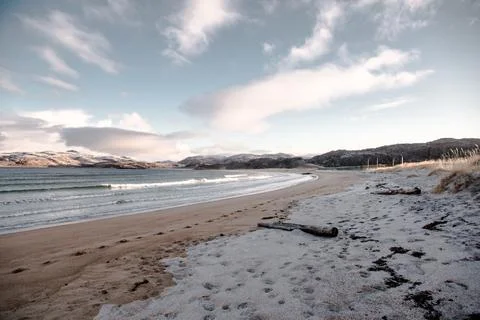 Arctic coast Stock Photos