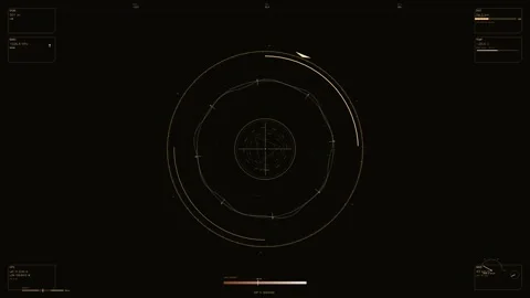 Arctic Command Center HUD ? Futuristic Interface 4K Animation Stock Footage 330698265