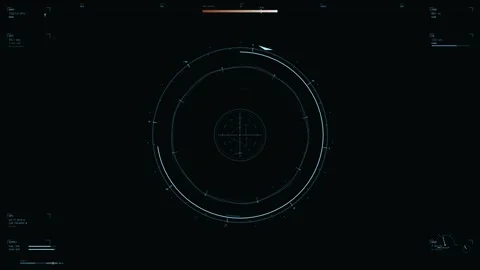 Arctic Command HUD Interface ? Sci-Fi Animation 4K Stock Footage 330696958