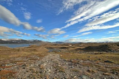 Arctic high grounds Stock Photos