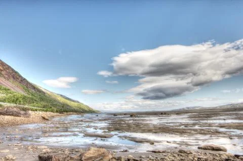 Arctic landscape Stock Photos
