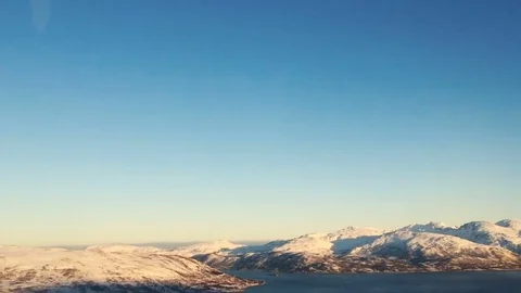 Arctic Norwegian Mountains Stock Footage 72457204