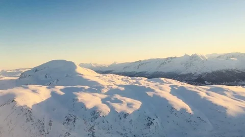 Arctic Norwegian Mountains Stock Footage 72459796