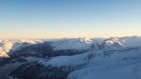 Arctic Norwegian Mountains Stock Footage 72459849