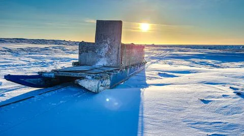 Arctic Sled Stock Photos