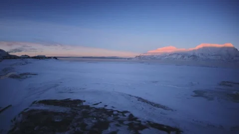Arctic Springtime in Svalbard Stock Footage 276105245