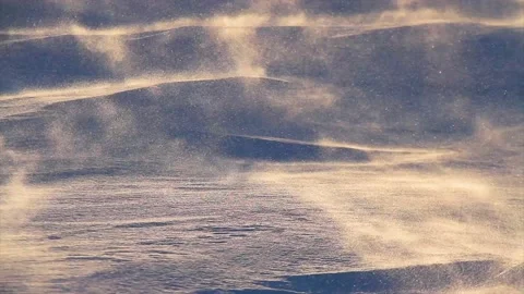 Arctic Storm, Arctic Blizzard, Snow Drift, High Wind, white storm. Polar winter Stock Footage 152183403