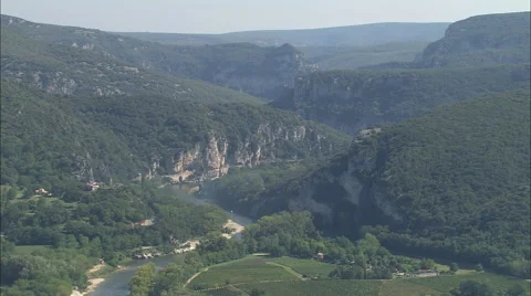 Ardeche Flows Under Pont D'Arc Stock Footage 51912670