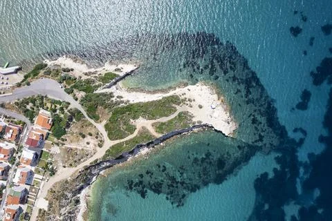 Ardic Beach view in Mordogan of Izmir Province Stock Photos