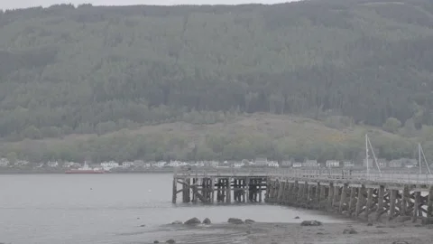 Ardnaman pier Stock Footage 159416161