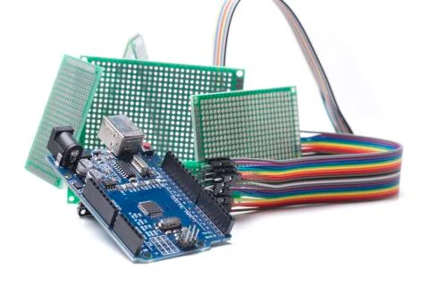 Arduino pcb plus Stock Photos