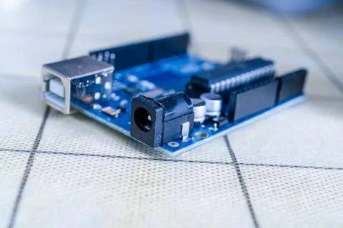 Arduino.Electronics diy development Stock Photos