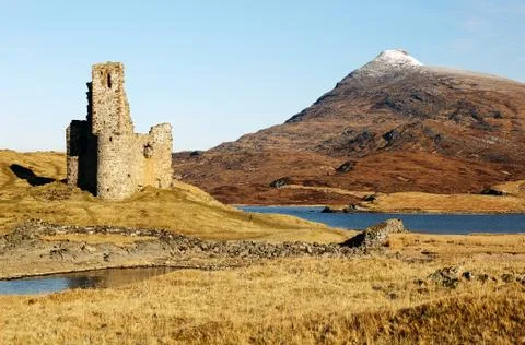 Ardvreck Castle Foto stock
