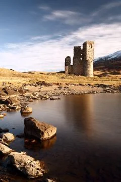 Ardvreck Castle Stock Photos