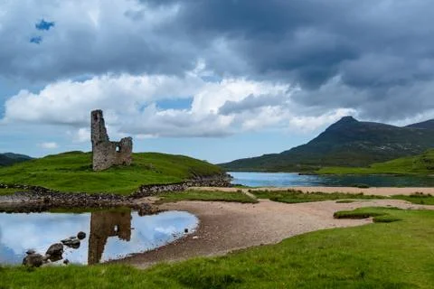 Ardvreck Castle Stock Photos