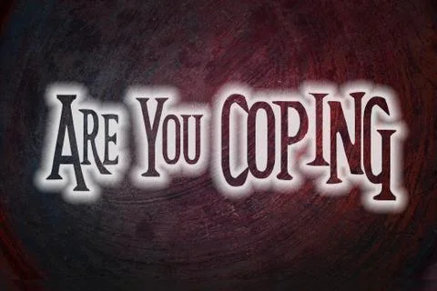 Are you coping concept Stock Illustration