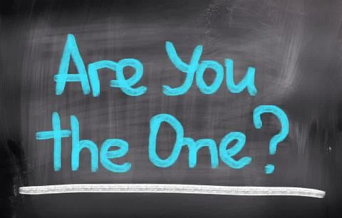 Are You The One Concept Stock Illustration