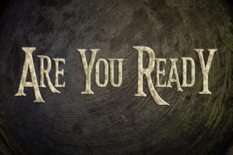 Are you ready concept Stock Illustration