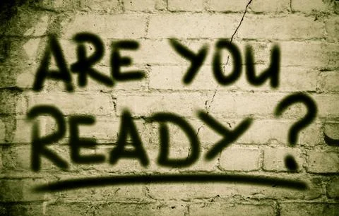 Are You Ready Concept Illustrazione stock