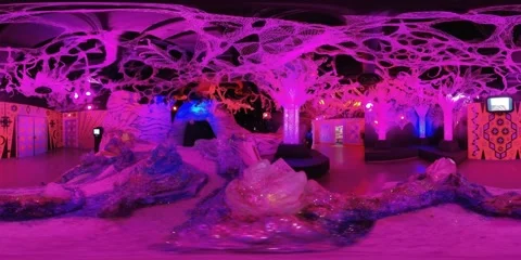 Area 15 immersive entertainment experience in Las Vegas Stock Footage 218012414