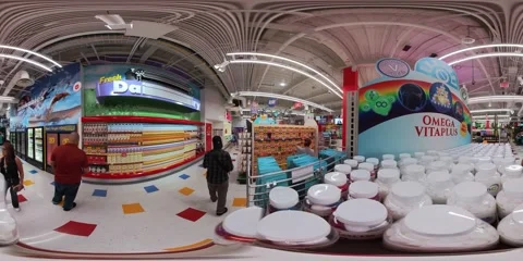 Area 15 immersive entertainment experience in Las Vegas Stock Footage 218015936
