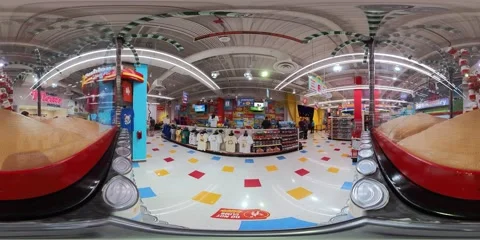 Area 15 immersive entertainment experience in Las Vegas Stock Footage 218016619