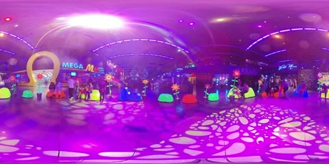 Area 15 immersive entertainment experience in Las Vegas Stock Footage 218018622
