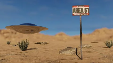 Area 51 5 Illustrazione stock