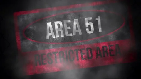 Area 51 Restricted Area 스톡 동영상 81188637