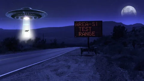Area 51 Test Range - 4K Vídeos de archivo 151498773