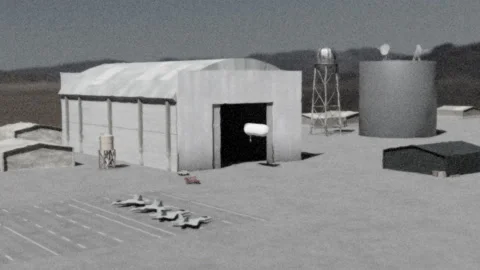 Area 51 Testing Stock Footage 157377642